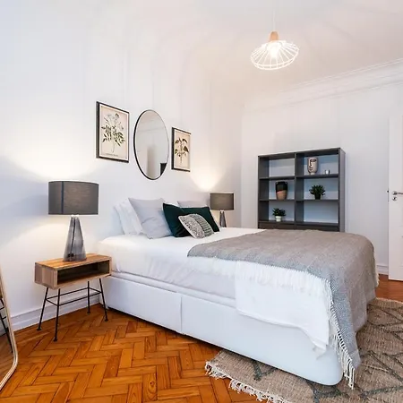 Stylish And Bright 2 Bedroom In Alameda Lägenhet